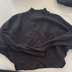 Zara Women's Charcoal Turtleneck Sweater
